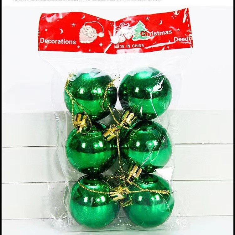 Bolas de decoración navideña Bolas populares para decoración de ventanas navideñas Colgantes de decoración para árboles de Navidad Bolas colgantes de decoración navideña