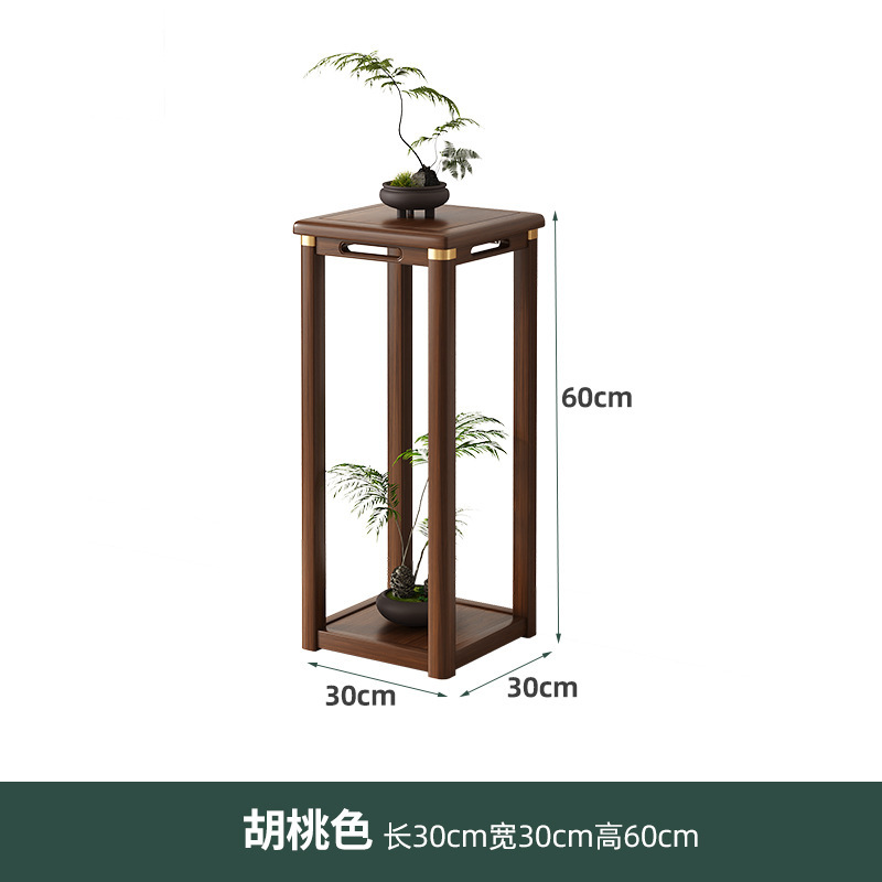 中国式花架ベランダ花架物置棚実木花棚花盆棚客間床置き式花台棚収納|undefined