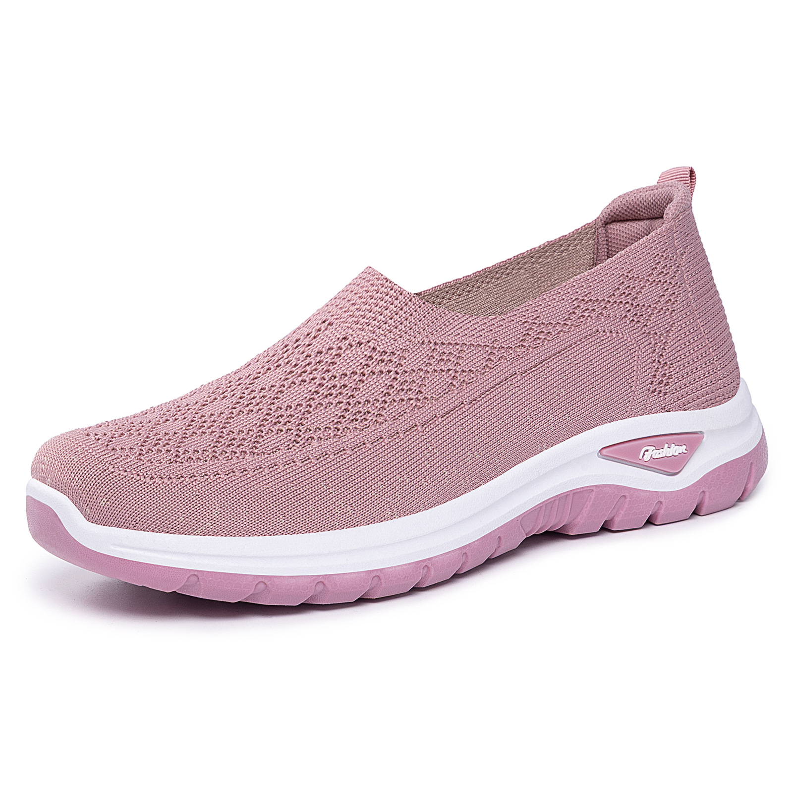 Zapatos de mujer de tamaño grande zapatos casuales transfronterizos de malla transpirables zapatos de mujer zapatos ligeros zapatos de madre con suela suave
