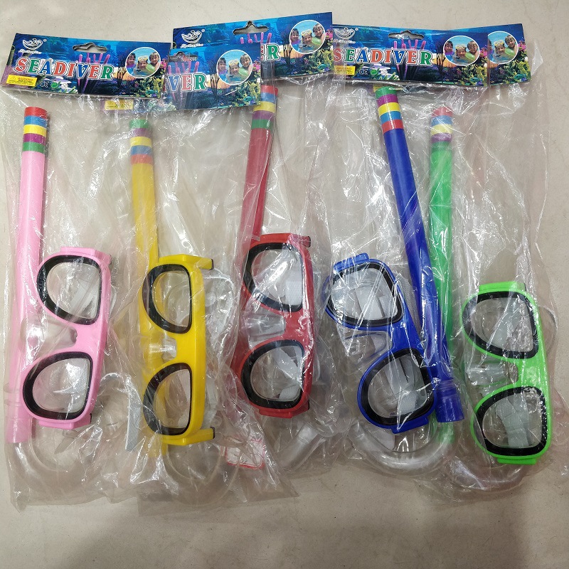 Children's Swimming Goggles, Diving Goggles, Snorkels, Factory Direct Sales Snorkeling Set, Swimming Equipment Bag