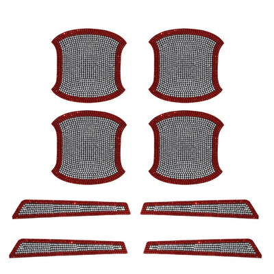 Sticker Car Door Bowl Anti-Scratch – Portal Wrist - hot-diamond-door-bowl-handle-8-piece-set-red-and-white-diamond
