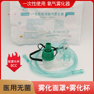 Conjoan Disposable Atomizing Mask Oxygen Atomizer Inhaler Accessories Adult Children Atomizing suit