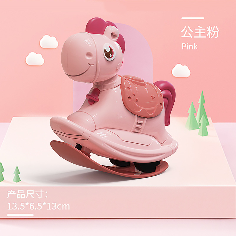 Troya rojo deslizante mecedora Coche