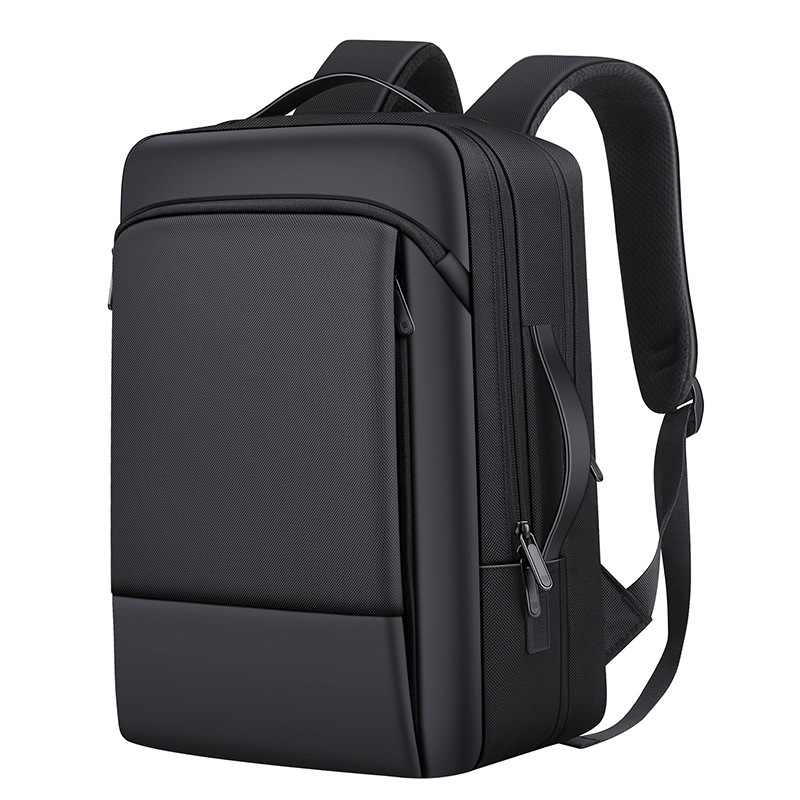 Backpack business backpack men's computer bag notebook bag large capacity simple fashion travel bag College student schoolbag