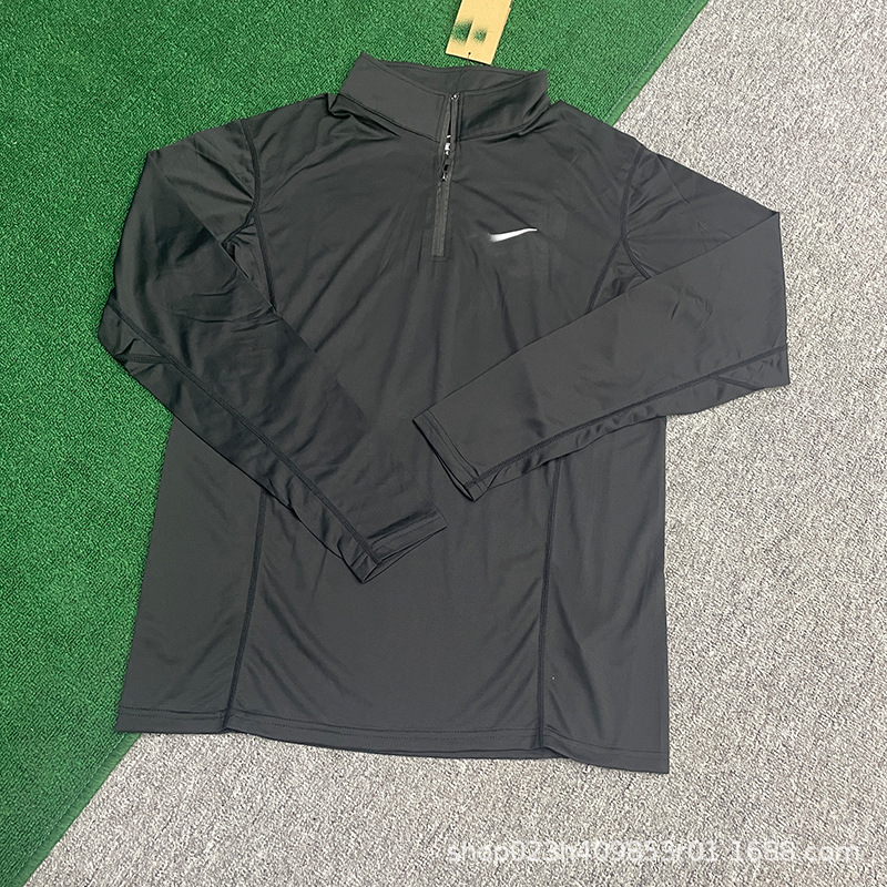 Atletismo otoño invierno medio cremallera nuevo entrenamiento deportivo chaqueta transpirable hombre y mujer acondicionamiento físico correr ropa deportiva rápida seca