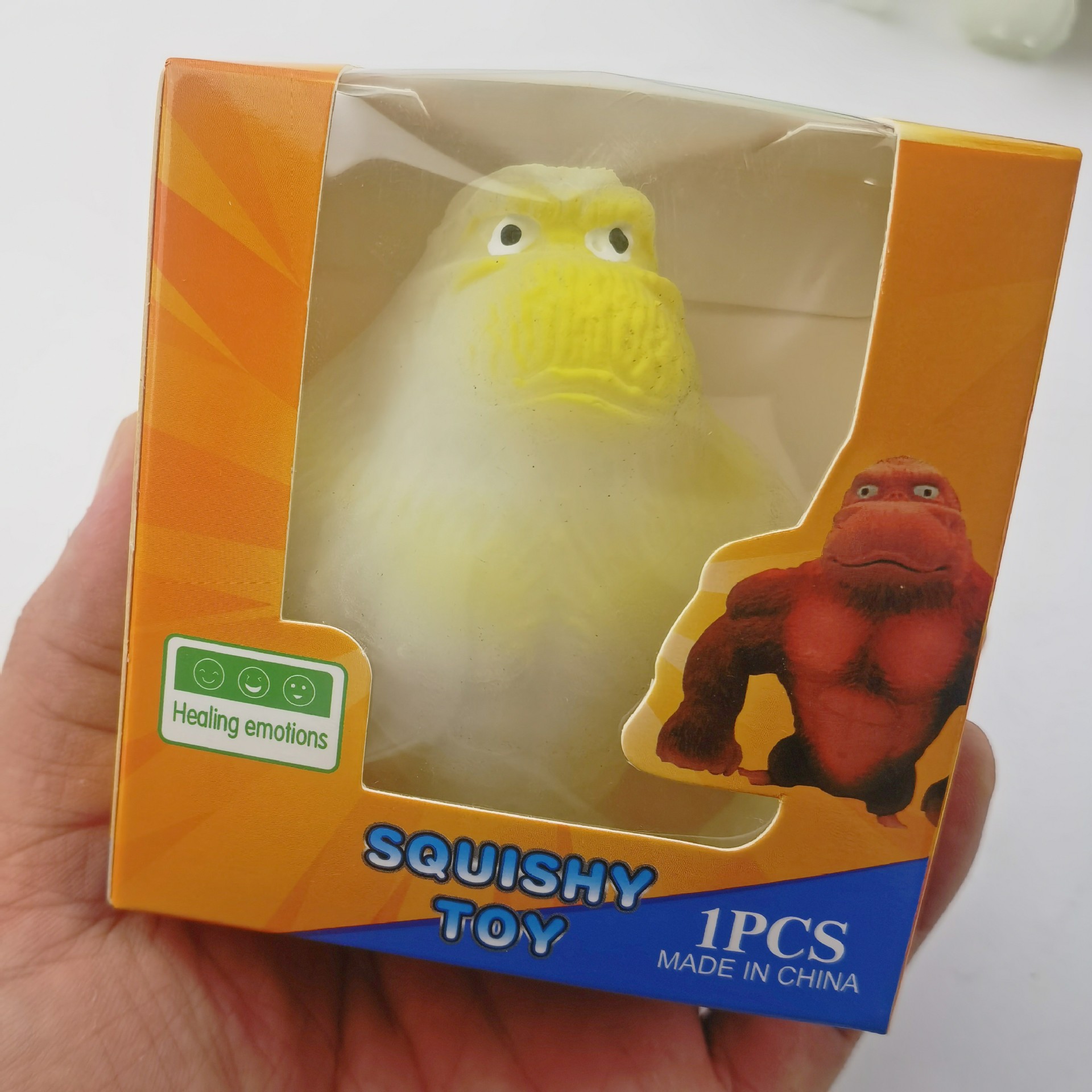 Orangután luminoso de juguete de descompresión, rebote lento, arena, venta al por mayor en puestos nocturnos