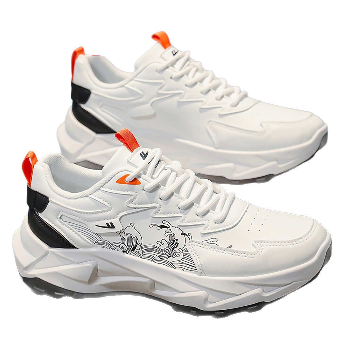 Huili National tide mountain and sea sneakers otoño nuevo estilo universal zapatos de suela gruesa tendencia nacional golpear zapatos casuales cool hombre