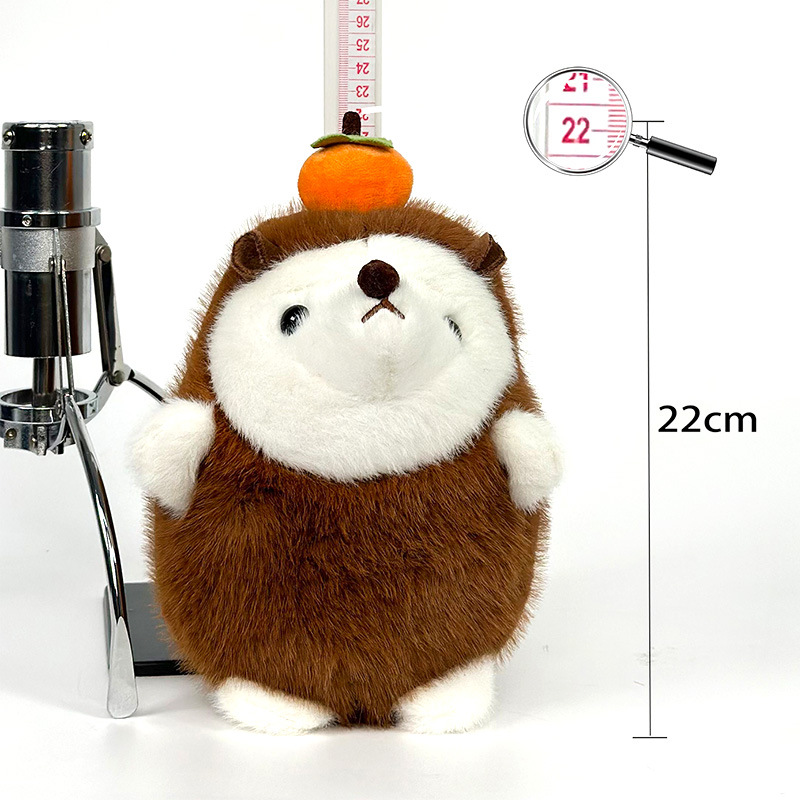 Muñeca de fruta de erizo transfronterizo 25cm muñeco de hámster Chengdu 8 pulgadas muñeca de agarre juguete de peluche lote