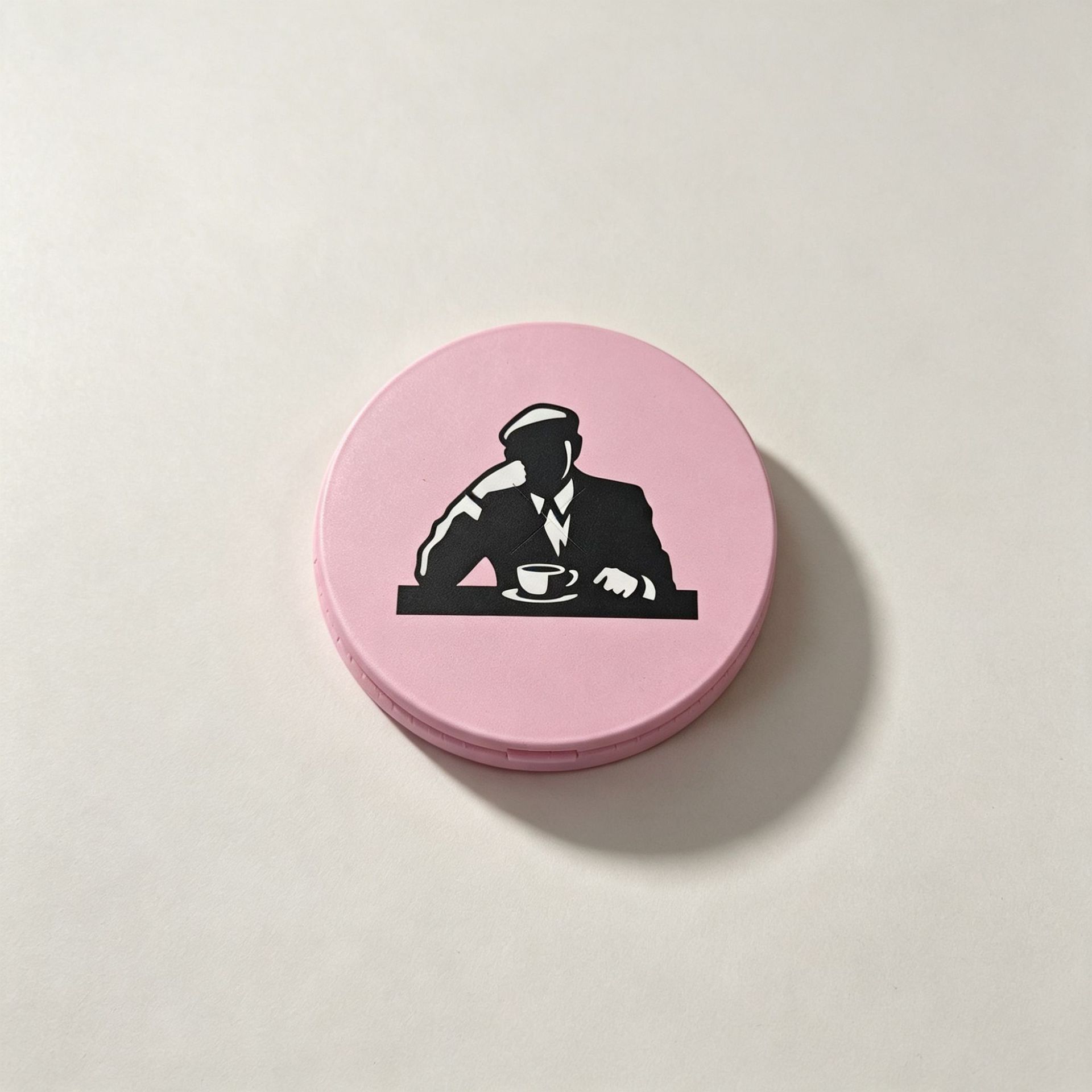 Source factory disposable coffee cup paper lids can be printed with LOGO, custom-made sealed flat lids for take-out beverage paper cups