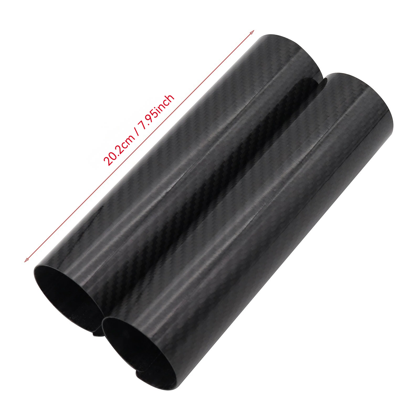Carbon Fiber Motorcycle Front Fork Protective Cover, Off-Road Modification Anti-Scratch Cover, Universal Shock-Absorbing Protective Cover
