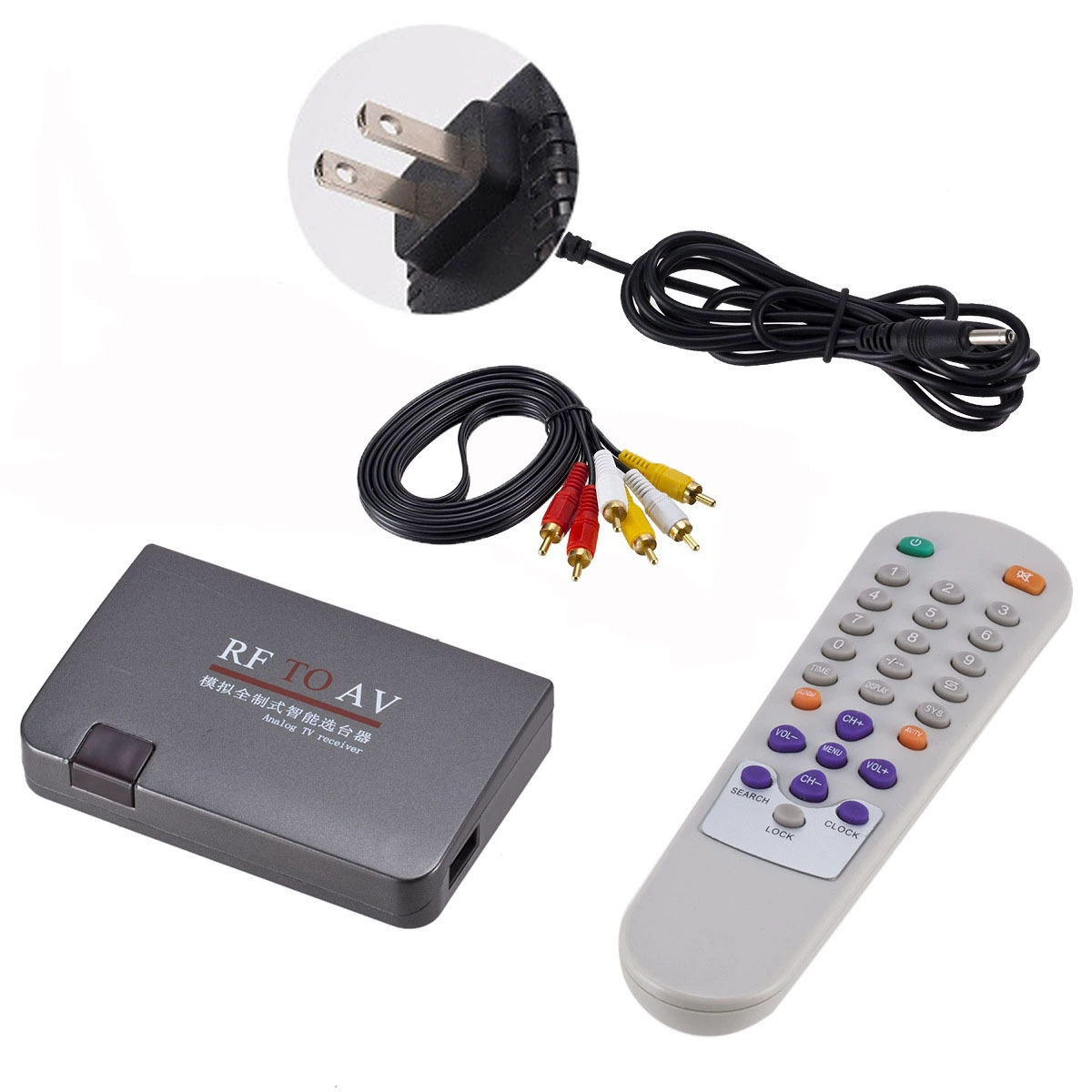 RF To AV simulation full -made smart platform RF closed -circuit cable AV converter RF radio frequency receiver