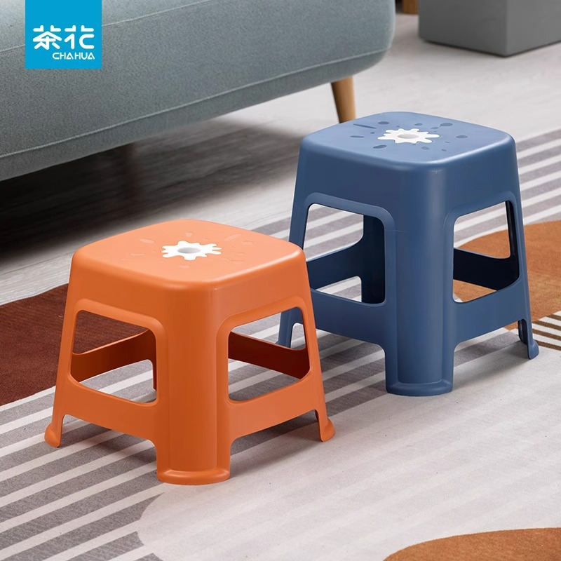 동백 Tuole 낮은 의자 25.5cm 높은 플라스틱 의자 두꺼운 32cm 플라스틱 의자 어린이 캠핑 의자
