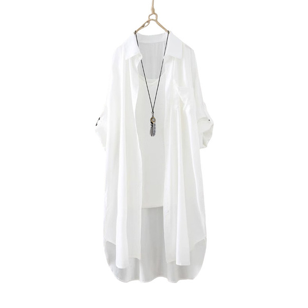 long solid shirt