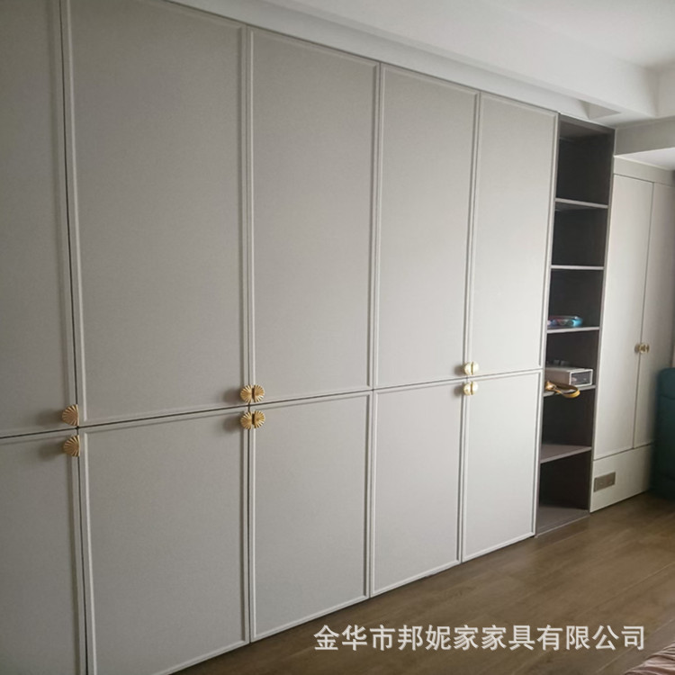 Jinhua Solid Wood Paint Cabinet Door Customization, Wardrobe Door Panel Mixed Oil Process, Whole House Cabinet Door Customization