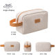 Portable Toiletry Bag Cosmetic Bag Men and Women Storage Handbag Wholesale Amazon Cross Border in stock Canvas Cowhide Bag