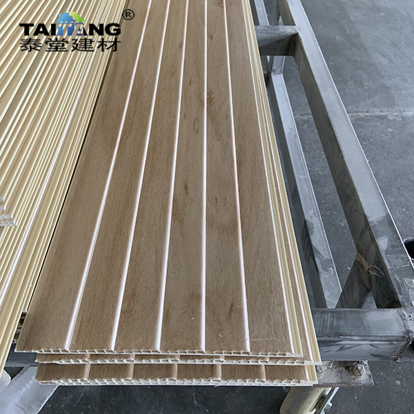 Exportación a Indonesia 30 cm comercio exterior PVC fuelle película de transferencia laminado tablero de pared WALL PANEL ceiling