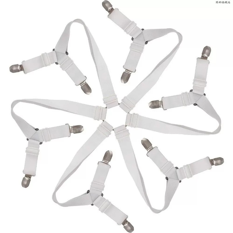 クロスボーダー6辺12クリップシーツ固定器ベッドカバー滑り止め六辺固定クリップソファーカバー布団防走シーツバックル|undefined