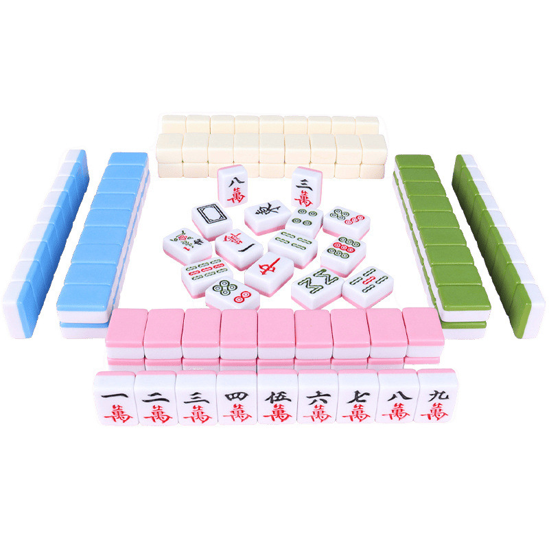 Mini tarjeta de mahjong pequeña dormitorio portátil al aire libre MINI red celebridad viaje familiar camping mano frotar fábrica de gorriones