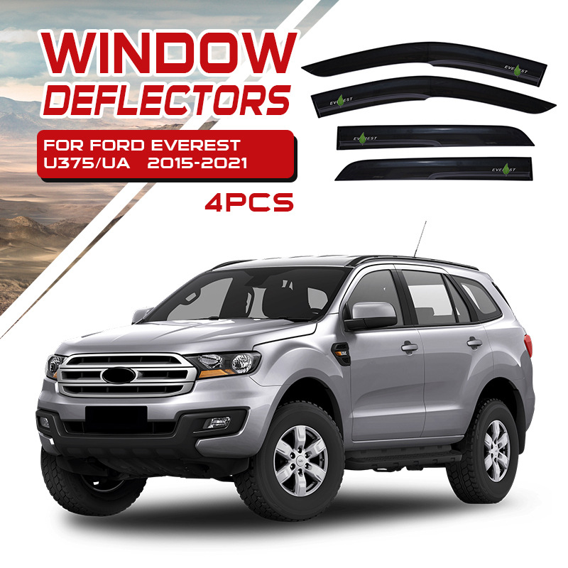 TXR es adecuado para Ford, ventana de protección de lluvia, cejas de lluvia, Ford Everest Window Deflectors image 17