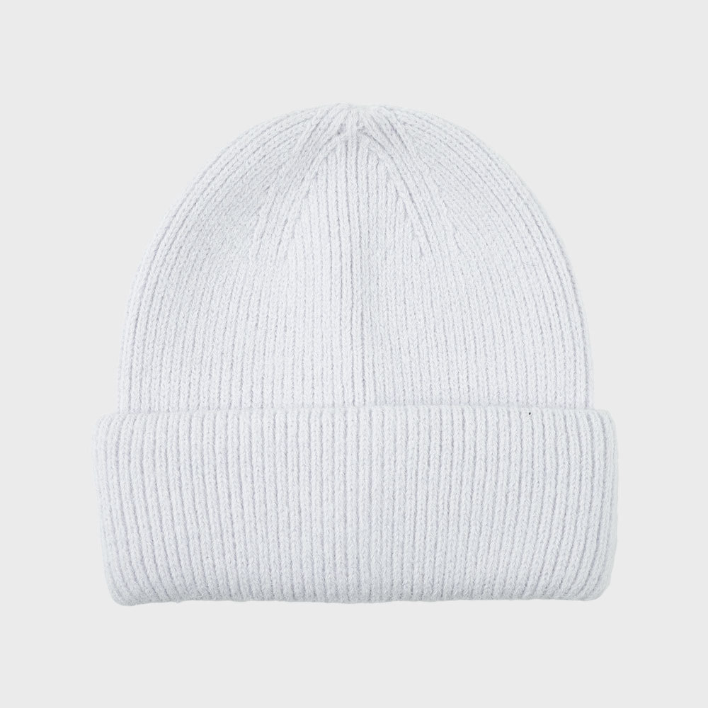 Autumn Winter New Pure Cashmere For Women, Warm Double-Sided Thick Versatile Casual Hat, Stylish Solid Color Knitted Hat_voghion.com