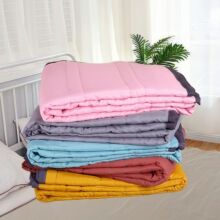 水洗棉空调被夏凉被学生宿舍纯棉夏被夏季儿童被子家用被被芯批发