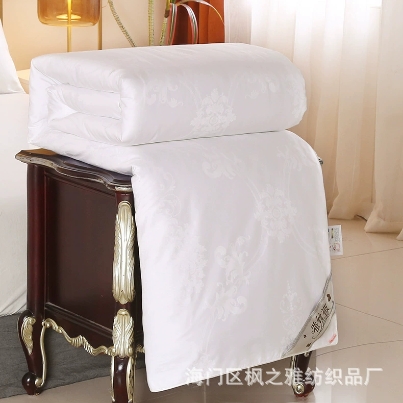 [纯棉80支被壳批发全棉内衬贡缎提花蚕丝被专用内胆套南通厂家直销]