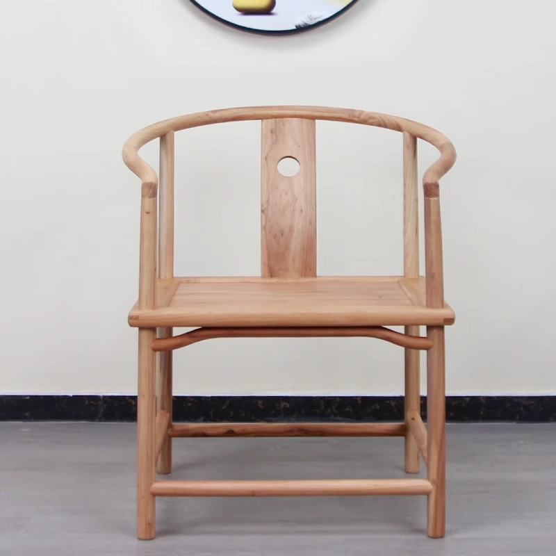 Новый китайский стиль, старый северный вямовый кружок, стул, чайный стул, чайный столик из цельного дерева