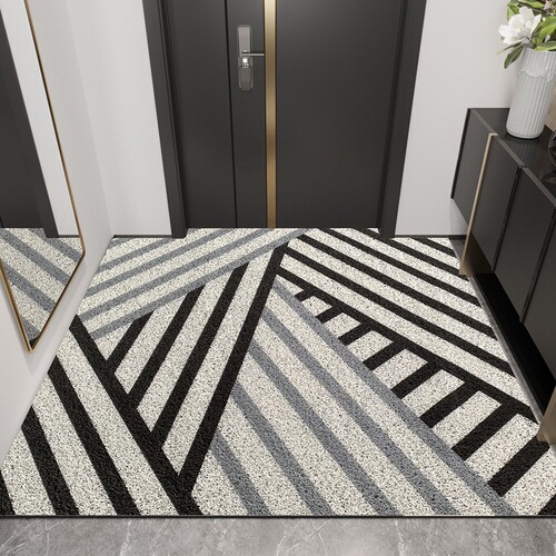 Nordic Geometric Cuttable Entrance Mat, Non-slip and Durable, Easy to Clean, Home Entrance Mat