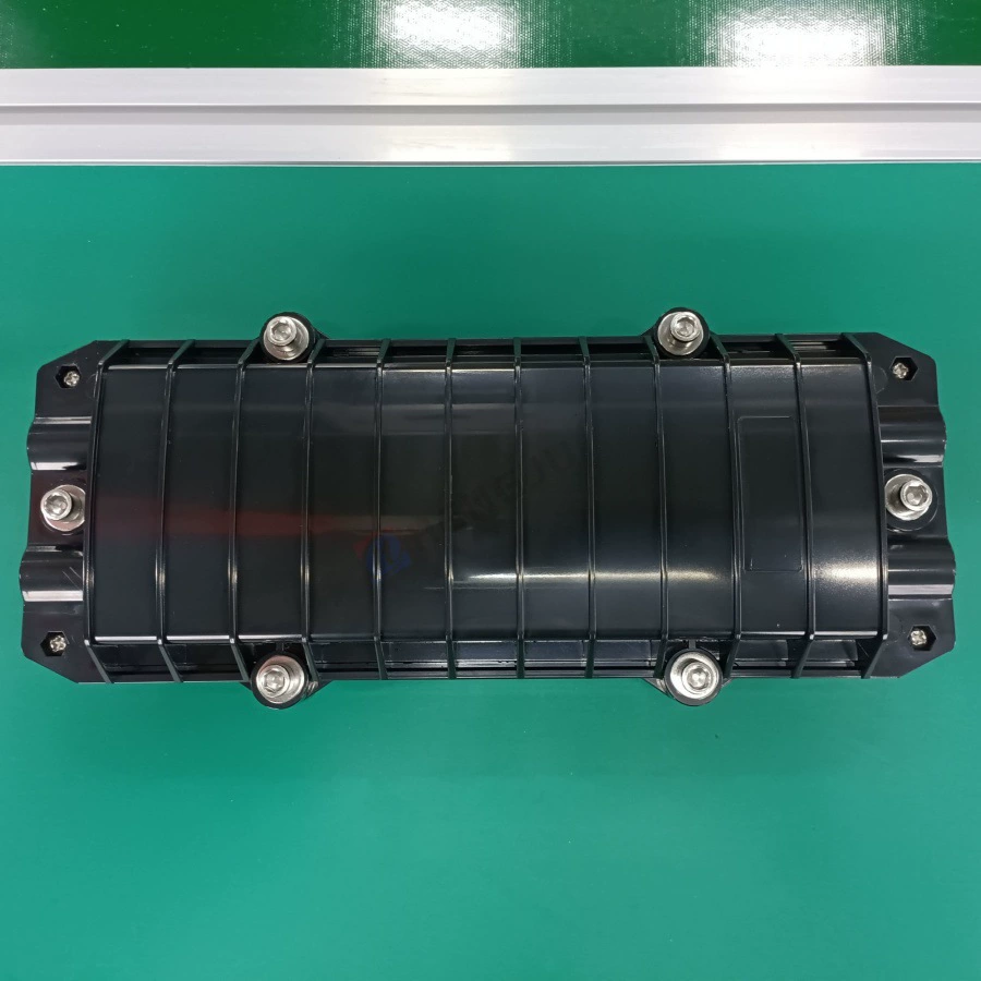 Горизонтальная оптическая муфта для сварки кабеля 2 входа/2 выхода, 48 волокон, для наружного применения, GJS-H48-4a, горизонтальная коробка-коннектор