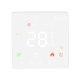 New smart graffiti WIFI electric floor thermostat gas wall-mounted stove with linkage water floor thermostat switch
