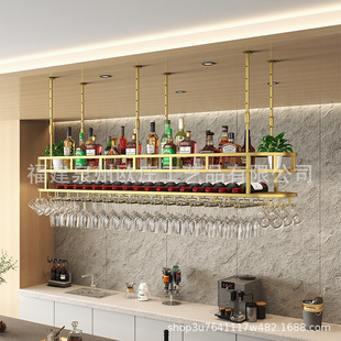 Bar Storage Rack Storage Rack Hanging Wine Rack Wine Cabinet Wine Rack Ornaments Wine Glass Rack Inverted Hanging Rack Goblet Rack