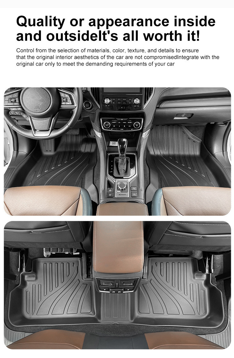 Suitable for 19-25 Subaru Forester Car Floor Mats Tpe Trunk Mats