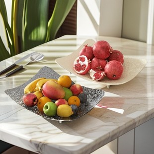 Light Luxury, Beautiful, Relaxed, Simple and Practical, Improve the Style of the Fruit Plate, Large Capacity, Selected Materials, Life Design,荞芬