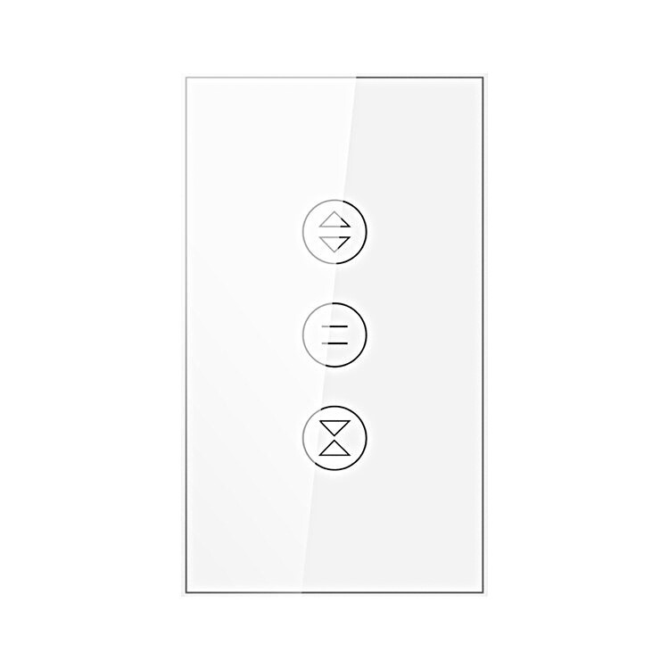 120美標スマートスイッチカーテン知能スイッチ音声デジタルタッチ制御シャッター知能スイッチ|undefined