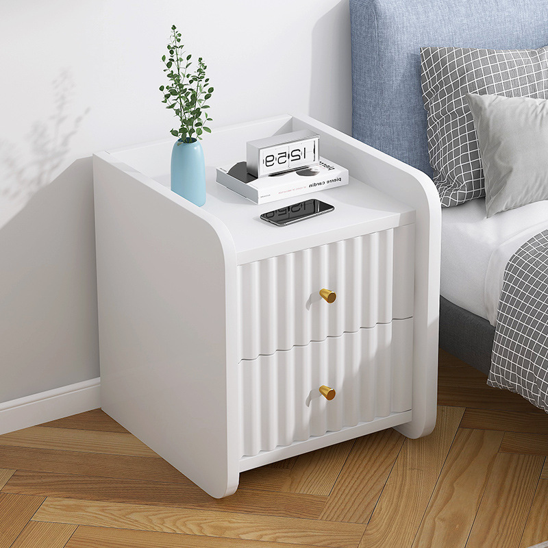 Modern Minimalist Bedside Table, Simple Small Nightstand, Popular Home Storage, Mini Cabinet, Storage Cabinet