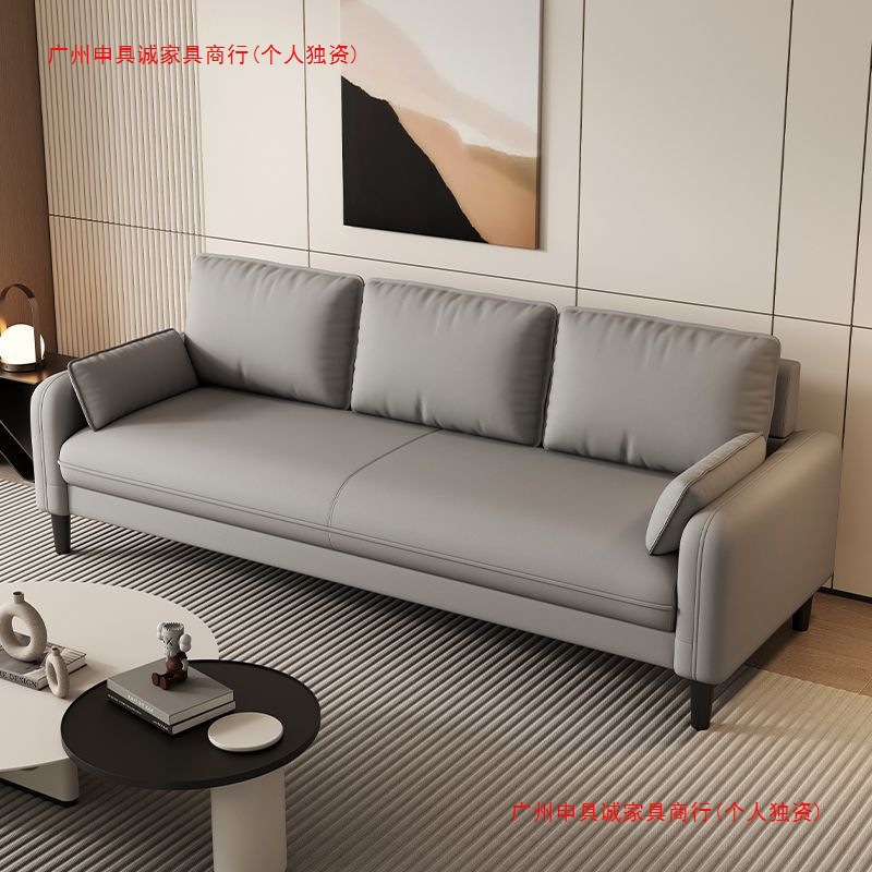 Light Luxury Living Room Small Apartment Bedroom Apartment Rental Clothing Store Reception Rest Area Double or Triple Fabric Small Sofa