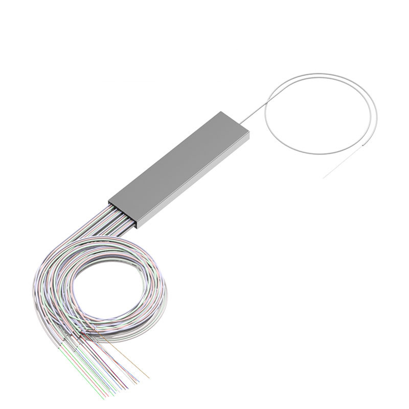 1分32 0.9mm PLC钢管式裸纤微分路器 无头 1米