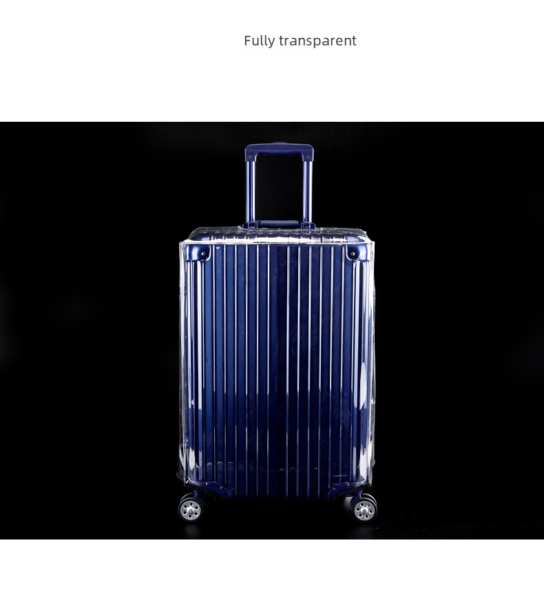 PVC transparent luggage case protective cover suitcase trolley case cover sports dust cover cross-border wholesale generation