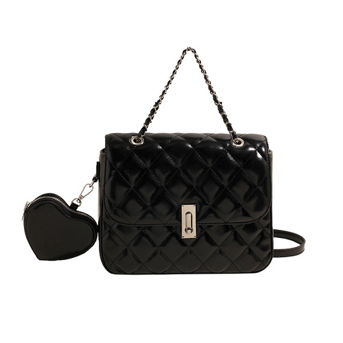 Backpack for women 2024 new fashion high-end niche rhombus chain small square bag casual lightweight travel backpack