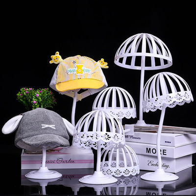 帽架儿童帽托婴儿镂花帽撑母婴店帽子展示架塑料立体帽子收纳架