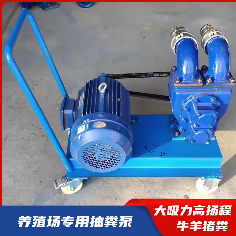 跨境养殖场抽粪泵厂家 大流量高扬程抽粪机 牛羊粪淤泥吸污泵
