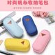 Solid Color Fresh and Innovative Triangle Pattern Pull Bag Storage Bag Multifunctional Zipper Pencil Case Flap Stationery Box