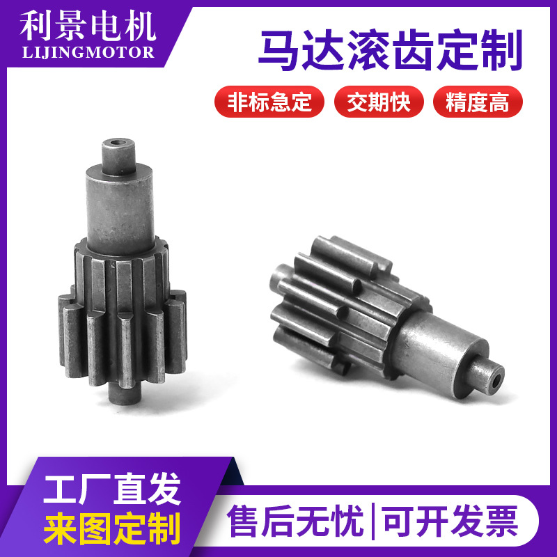 源头工厂批发0.5模数齿轮 行星小齿轮精密滚齿加工微型电机滚齿