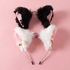 ぬいぐるみかわいい猫耳カチューシャ、キツネカチューシャ、爽やかでクールでハンサムで超かわいいガーリーハート、かわいいトレンドアクセサリー