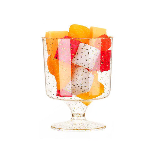 Pudding Cup Jelly Mousse Cup Dessert Tray Cup Disposable Plastic Transparent Square Ice Cream Cup Pastry Cup