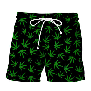 Cross-Border E-Commerce Digital 3D Printed Summer Loose Beach Pants Fashionable Casual Shorts One Piece Drop Shipping