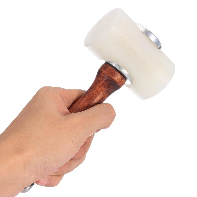 Нейлоновый молоток для резьбы по коже, сделай сам, кожаная художественная кожа, молоток для резьбы по коже, инструмент для резьбы по коже с принтом, нейлоновый молоток для резьбы по коже