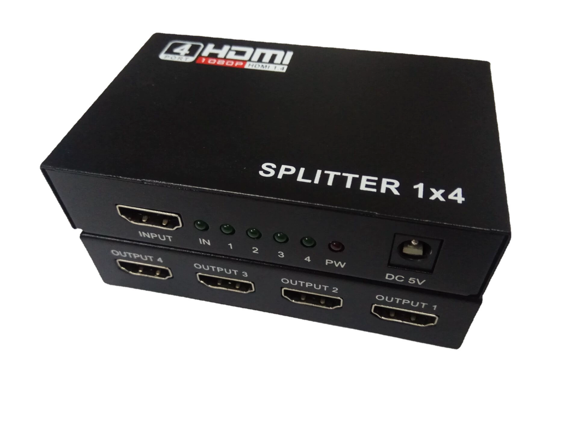 HDMI сплиттер 1*4 1/4 4K*2K HD видео делитель 1/4 частотный преобразователь с экраном
