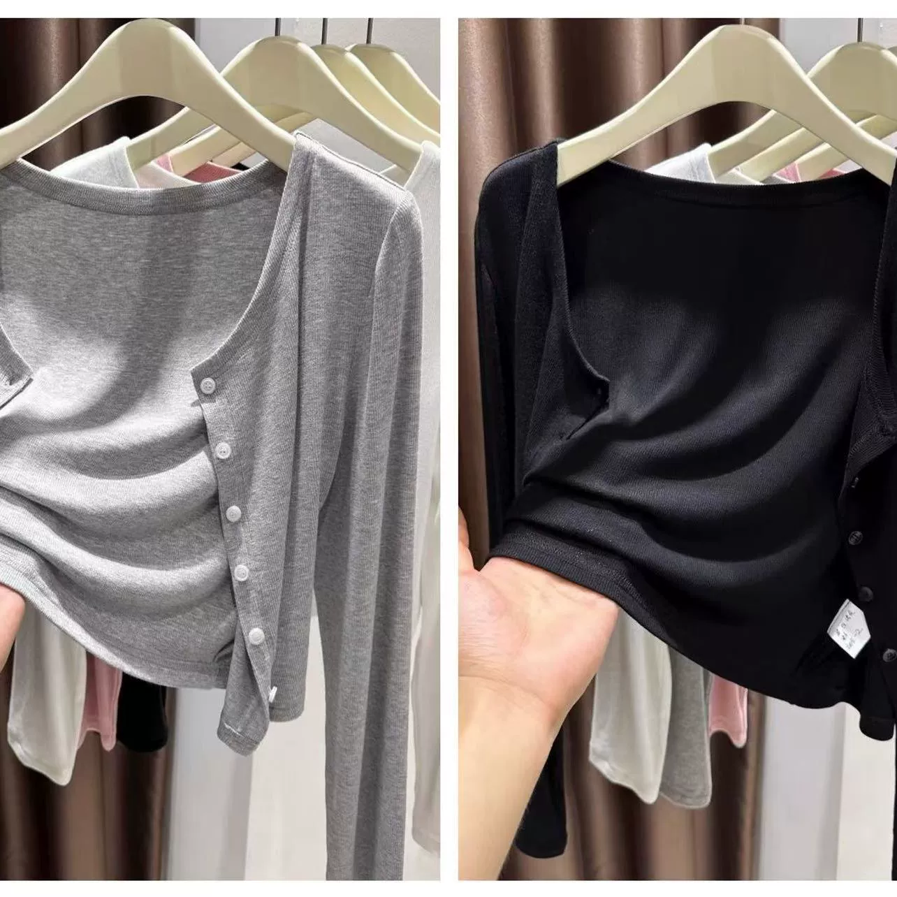 Новая тонкая летняя кардиган, футболка, slips платье, плащ, шелковая куртка
