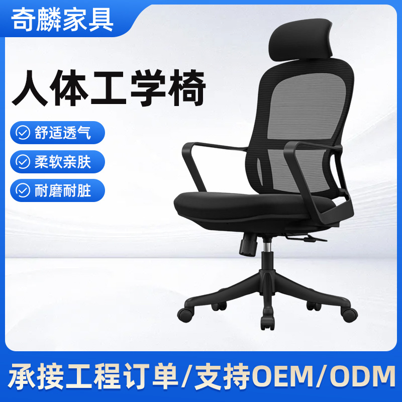 Computer Chair, Office Chair, Ergonomic Chair, Staff Chair, Adjustable Study Chair, Sedentary Comfortable Seat